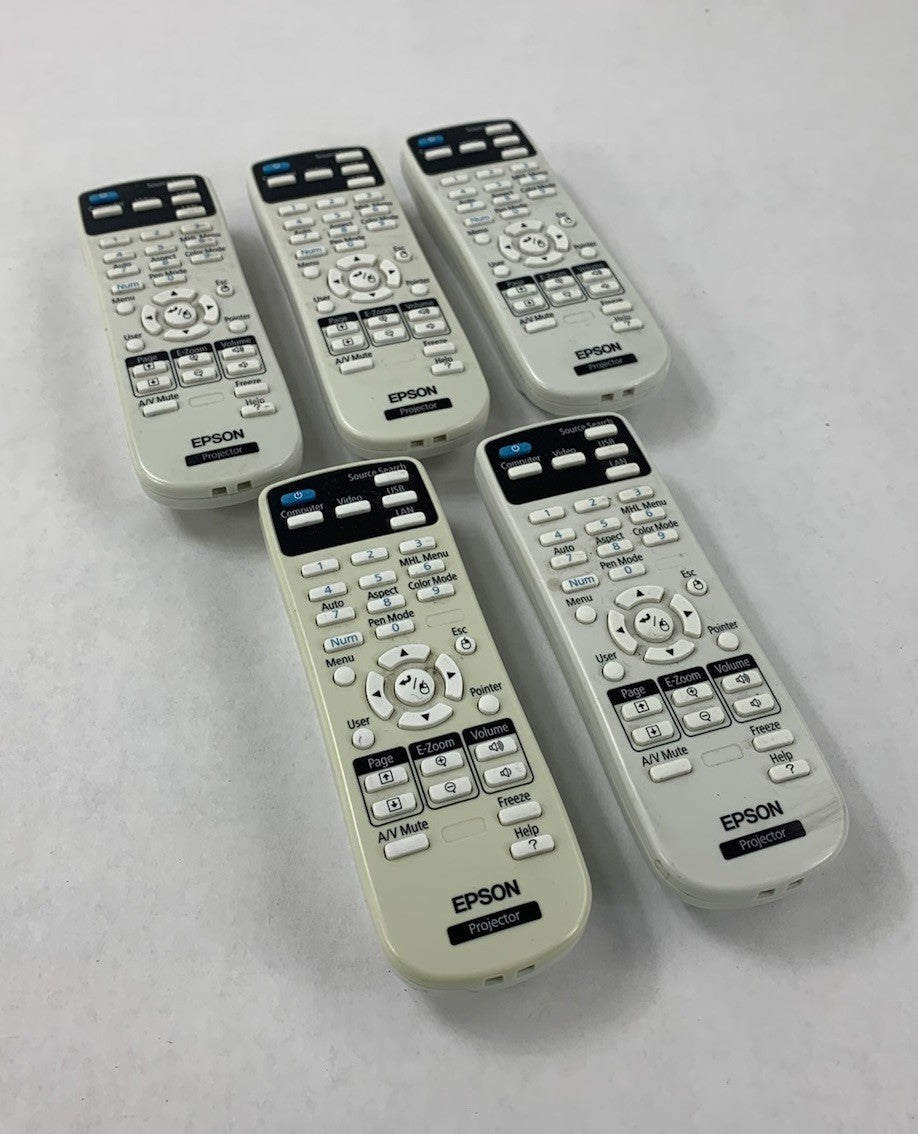 Epson 161371700 Remote Control For Epson PowerLite Projector (Lot of 5)0