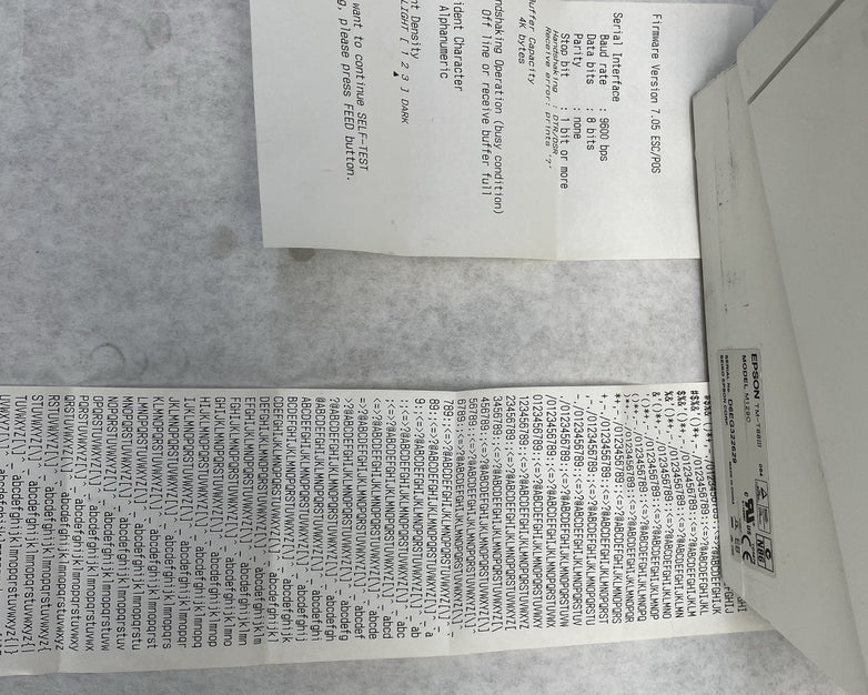 Epson M129C TM-T88III Thermal Receipt Printer Only Tested