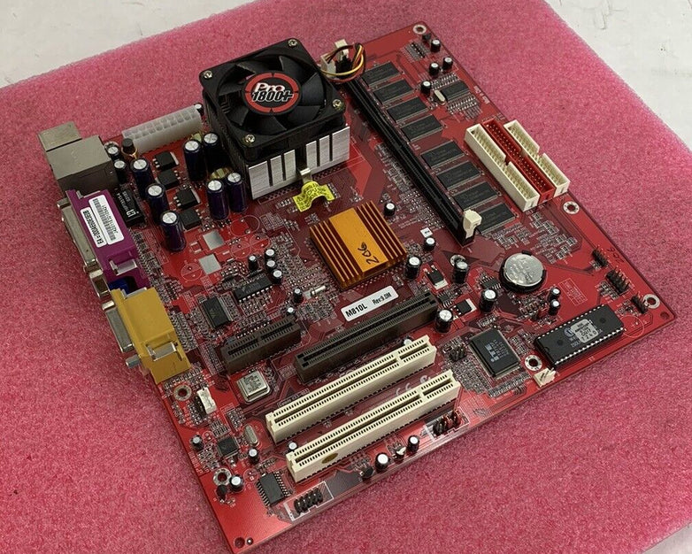 PC Chips M810L Motherboard AMD Duron 1.26GHz No RAM No I/O Shield