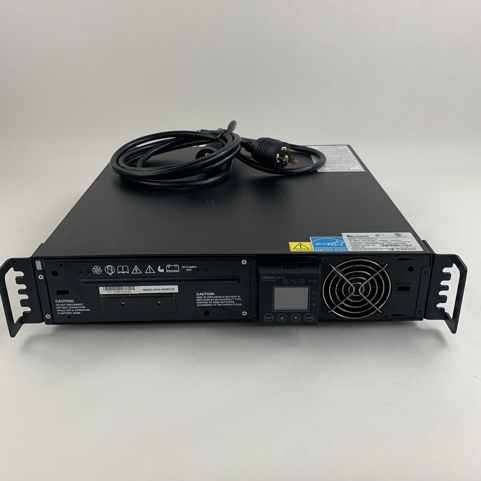 Vertiv Liebert GXT4-2000RT120 125V 20A 1940VA UPS Tested No Batteries IS-Unity3