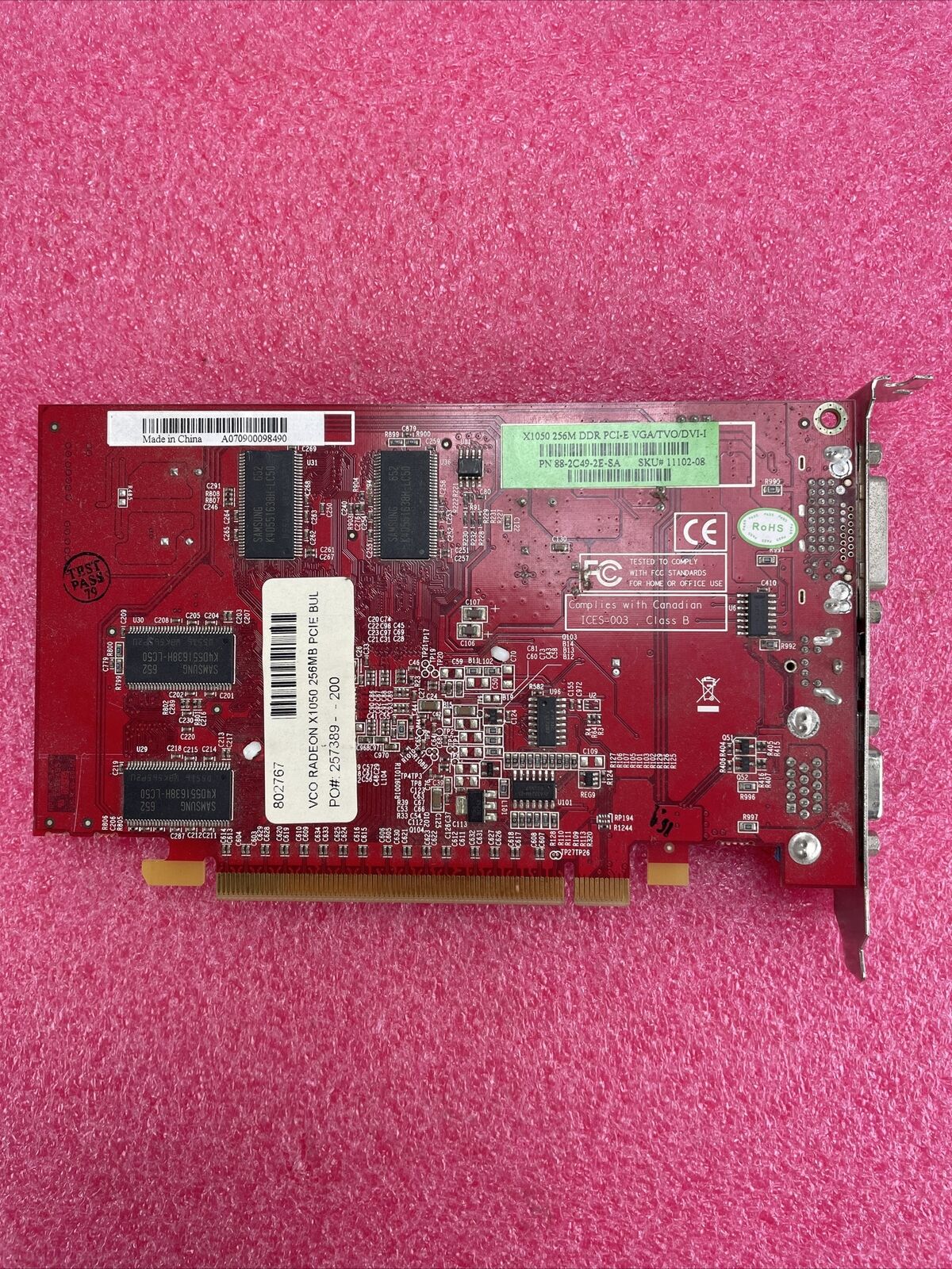 Sapphire Radeon X1050 256MB DDR2 PCIe x16 Graphics Card