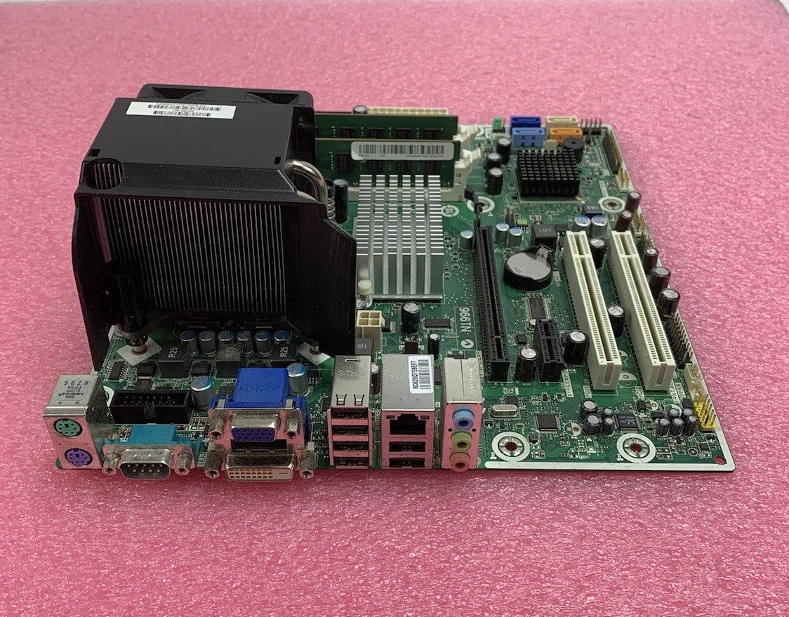 HP PRO 3000 SFF Motherboard Pentium Dual-Core E5400 2.7GHz 4GB RAM w/ Shield