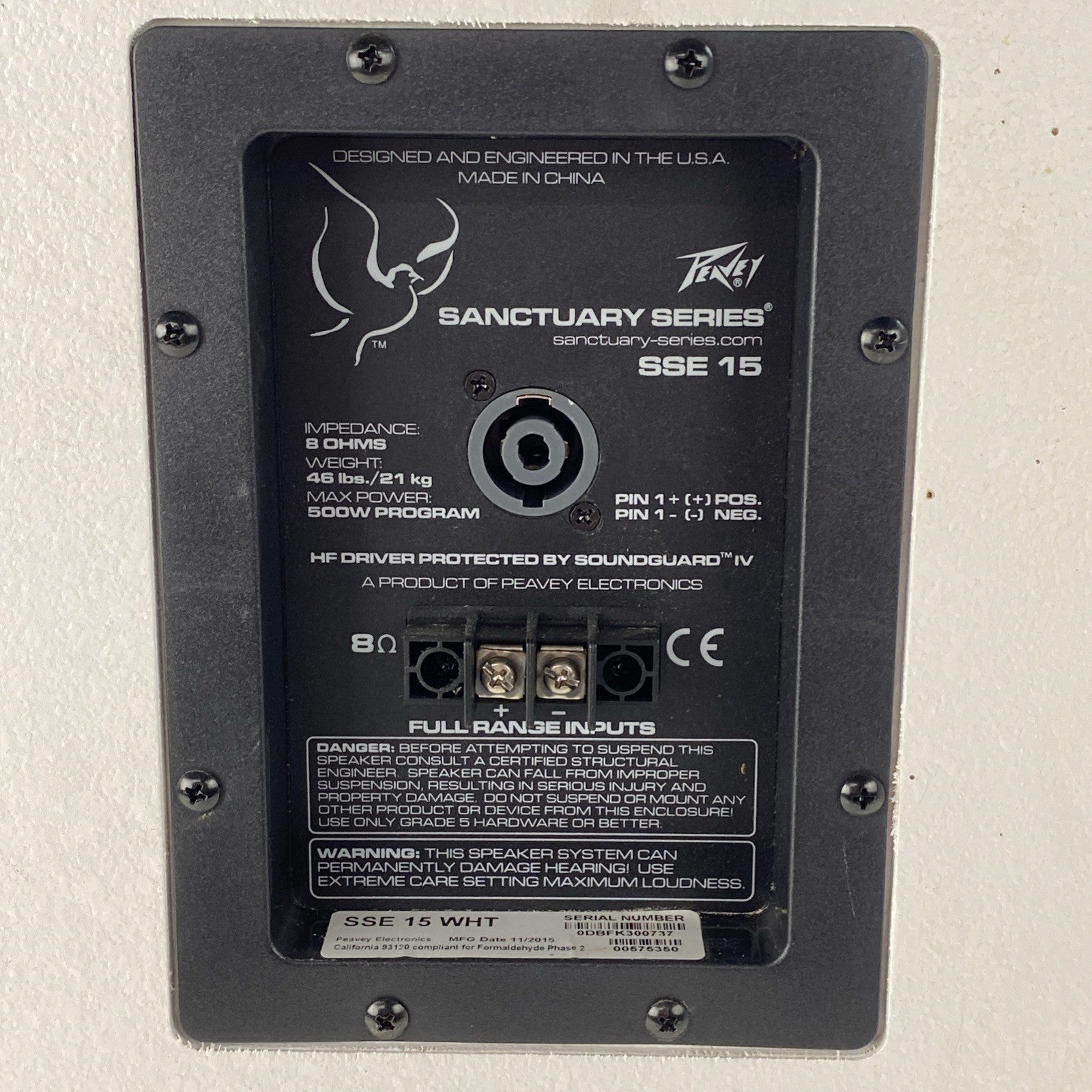 Peavey SSE-15 Sanctuary Series Speaker Tested