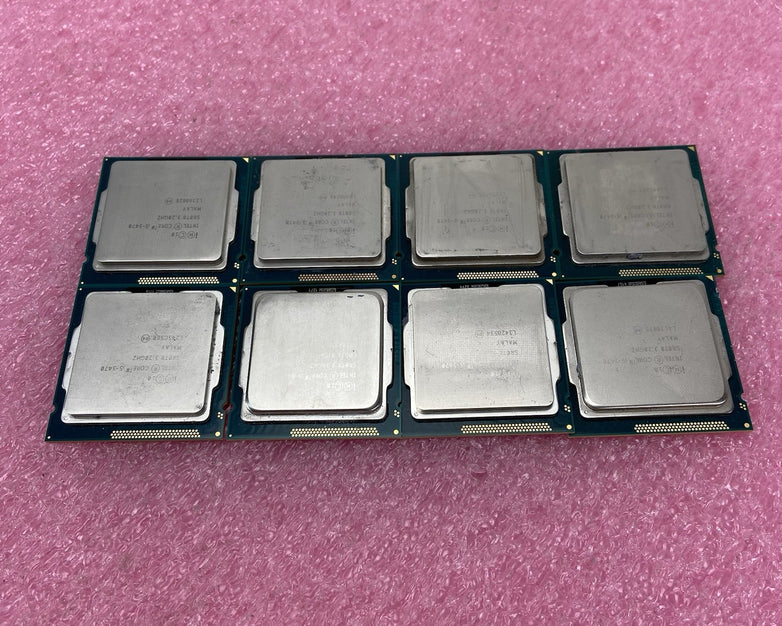 Lot of 8 Intel Core i5-3470 SR0T8 3.2GHz Desktop CPU