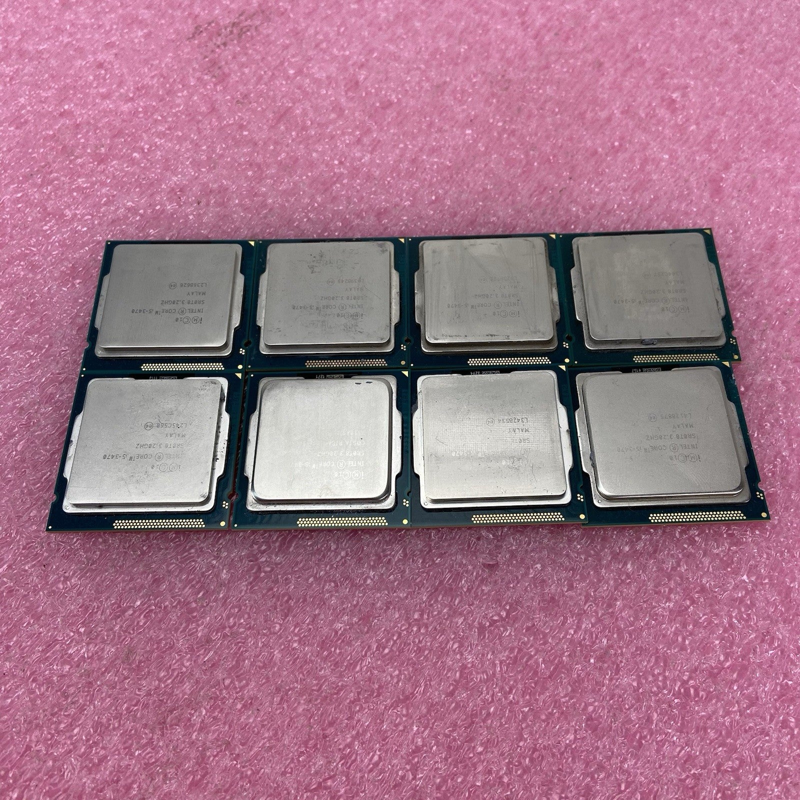 Lot of 8 Intel Core i5-3470 SR0T8 3.2GHz Desktop CPU3