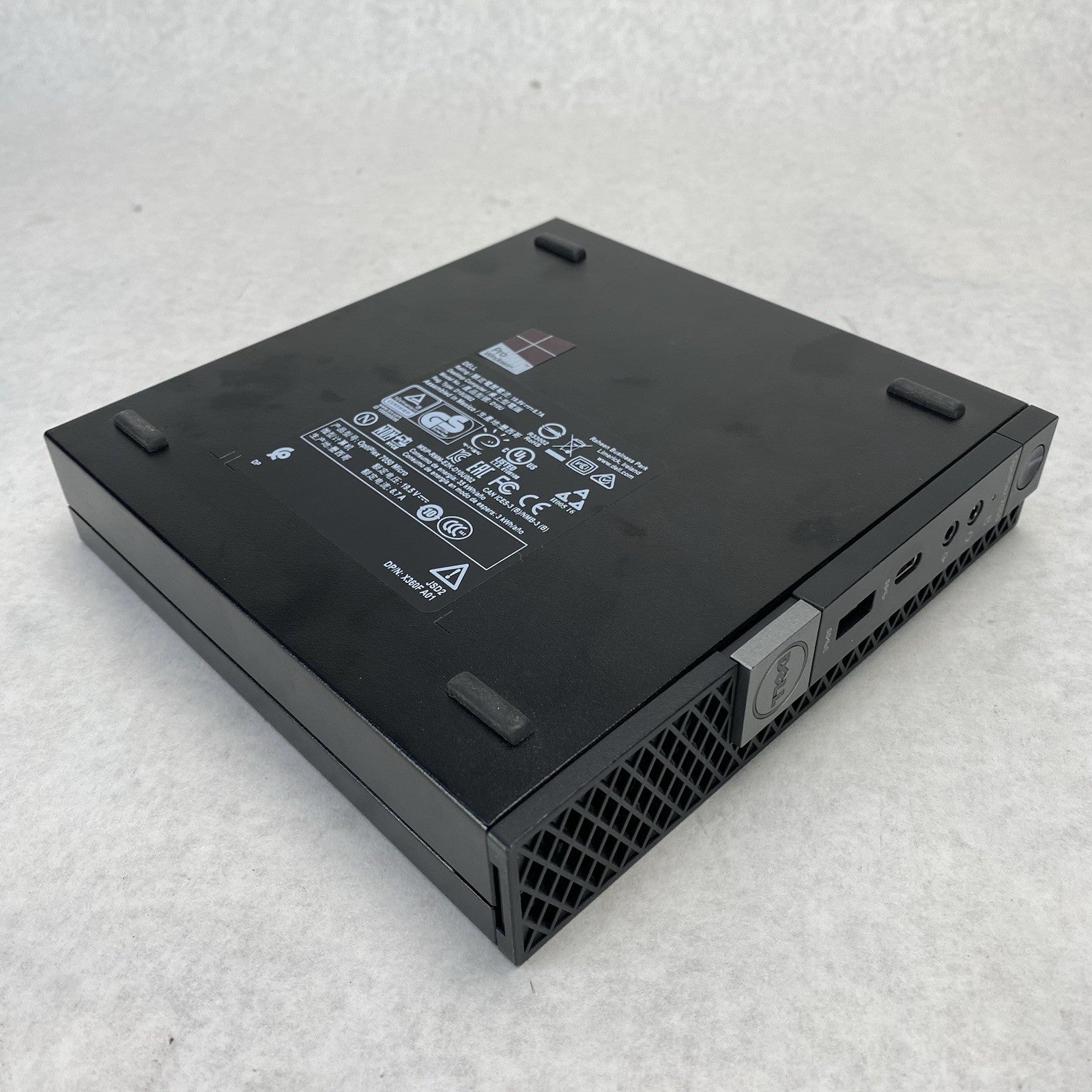 Dell OptiPlex 7050 Micro Intel Core i7-6700 3.4GHz 8GB RAM No HDD/OS/Power Cord