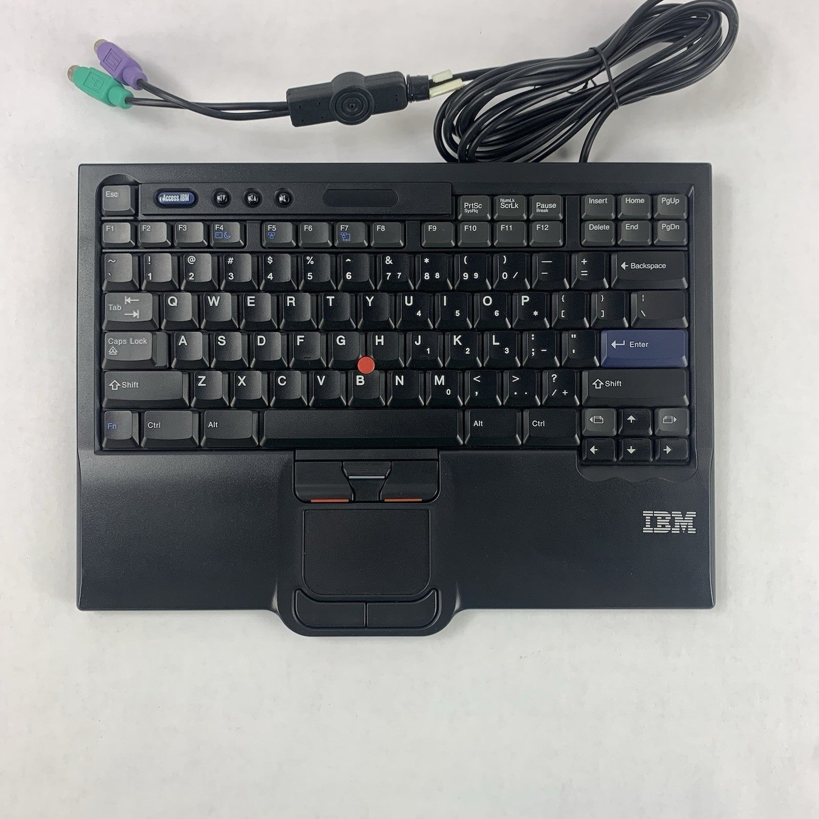 IBM SK-8840 PS/2 Wired Keyboard With TrackPoint US English Tested1