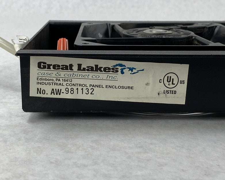 Great Lakes Tinted See-Through Short Server Rack Unit 36"x24"x21"