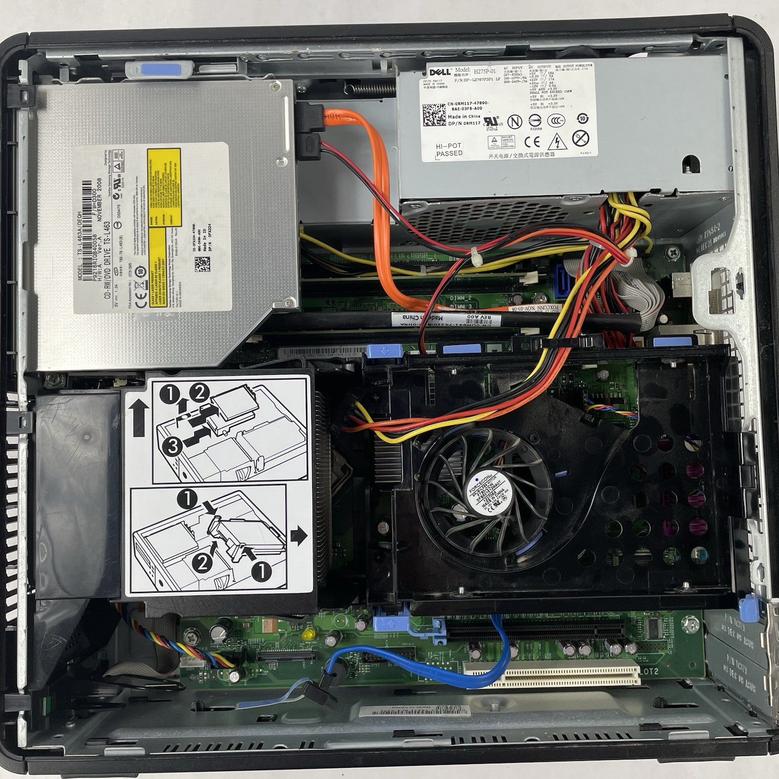 Dell Optiplex 755 SFF Core 2 Duo E7200 2.53 GHz 2 GB RAM No HDD/OS9