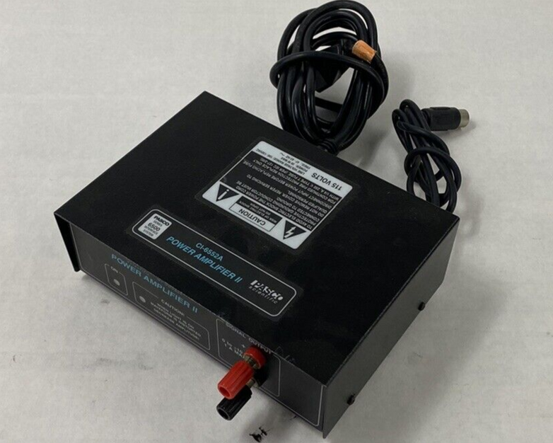Pasco Scientific CI-6552A Power Amplifier II Power Tested with Power Cord