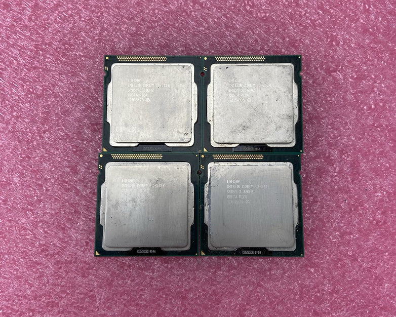 Lot of 4 Intel Core i3-2120 SR1S6 2GHz Desktop CPU