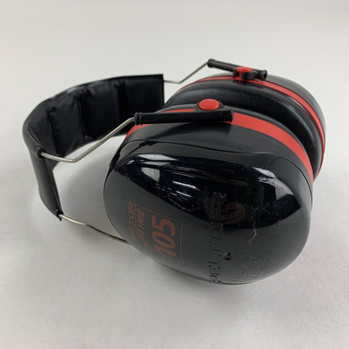 Peltor Optime 101 3M Ear Muffs Black/Red Hearing Conservation Lot of 4x