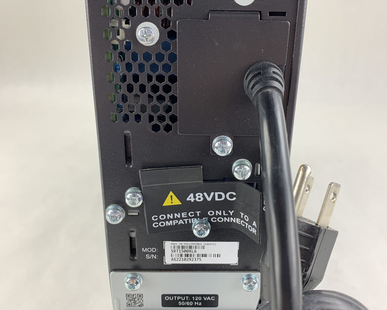 APC SRT1500XLA Uninterruptible Power Supply Error G03 Logic Power Issue Bad Face