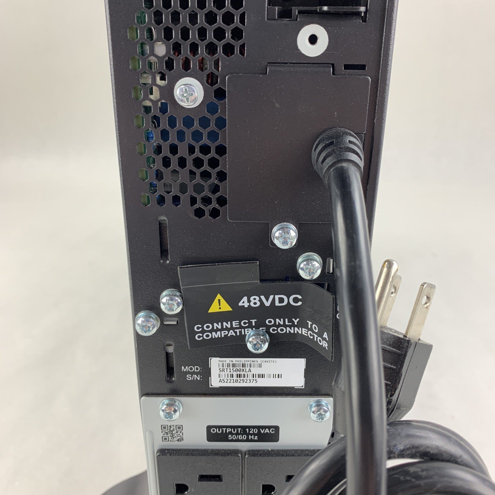 APC SRT1500XLA Uninterruptible Power Supply Error G03 Logic Power Issue Bad Face