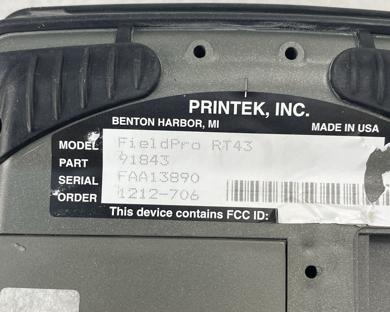 Printek Feildpro RT43 Thermal Printer For Parts