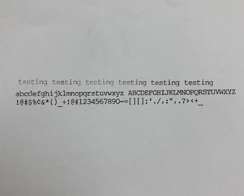 Panasonic KX-E7000 Electric Typewriter Tested No Ribbon Vintage