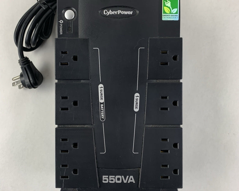 CyberPower CP550HGa Battery Backup Surge Protector 8 Outlets 550VA No Batts