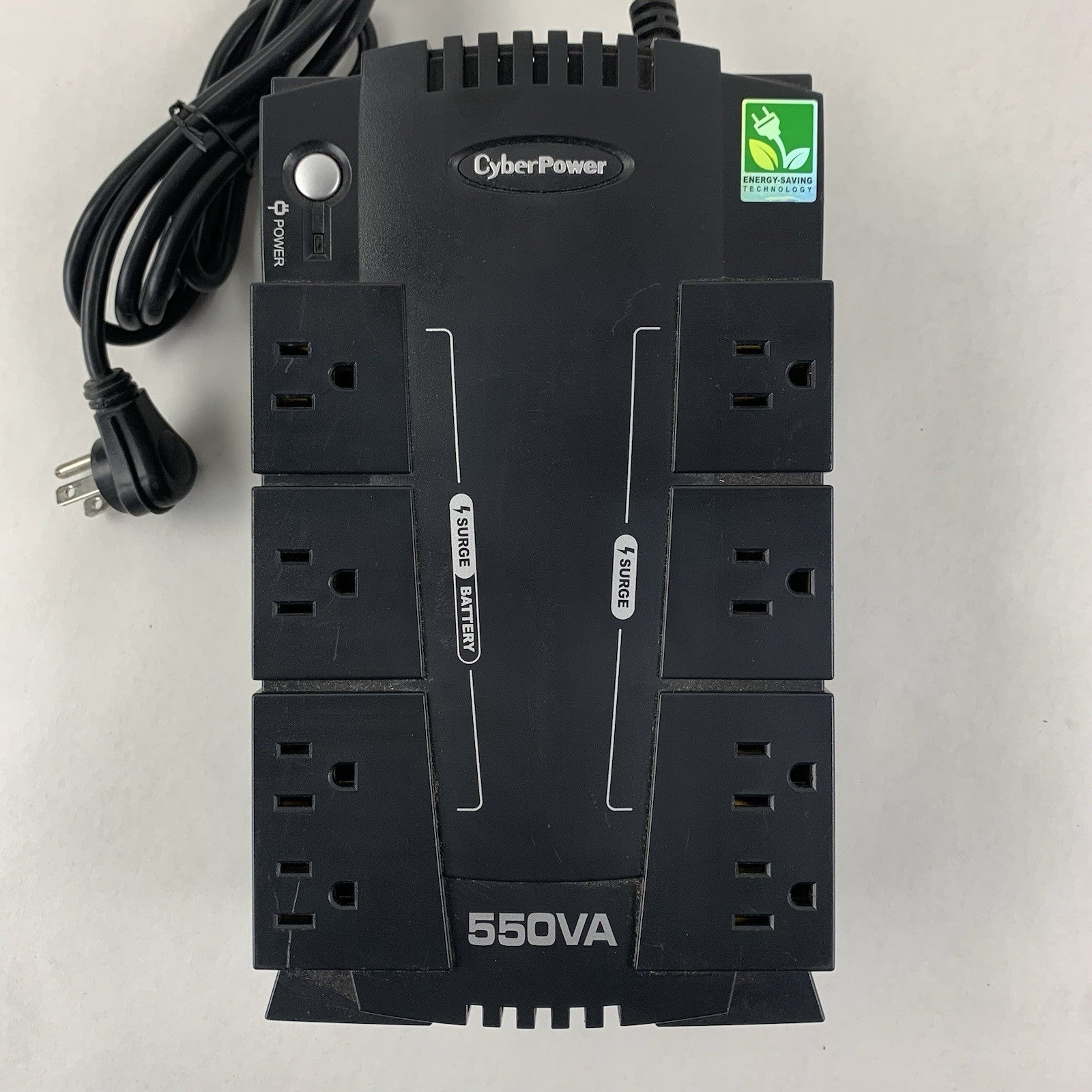 CyberPower CP550HGa Battery Backup Surge Protector 8 Outlets 550VA No Batts1