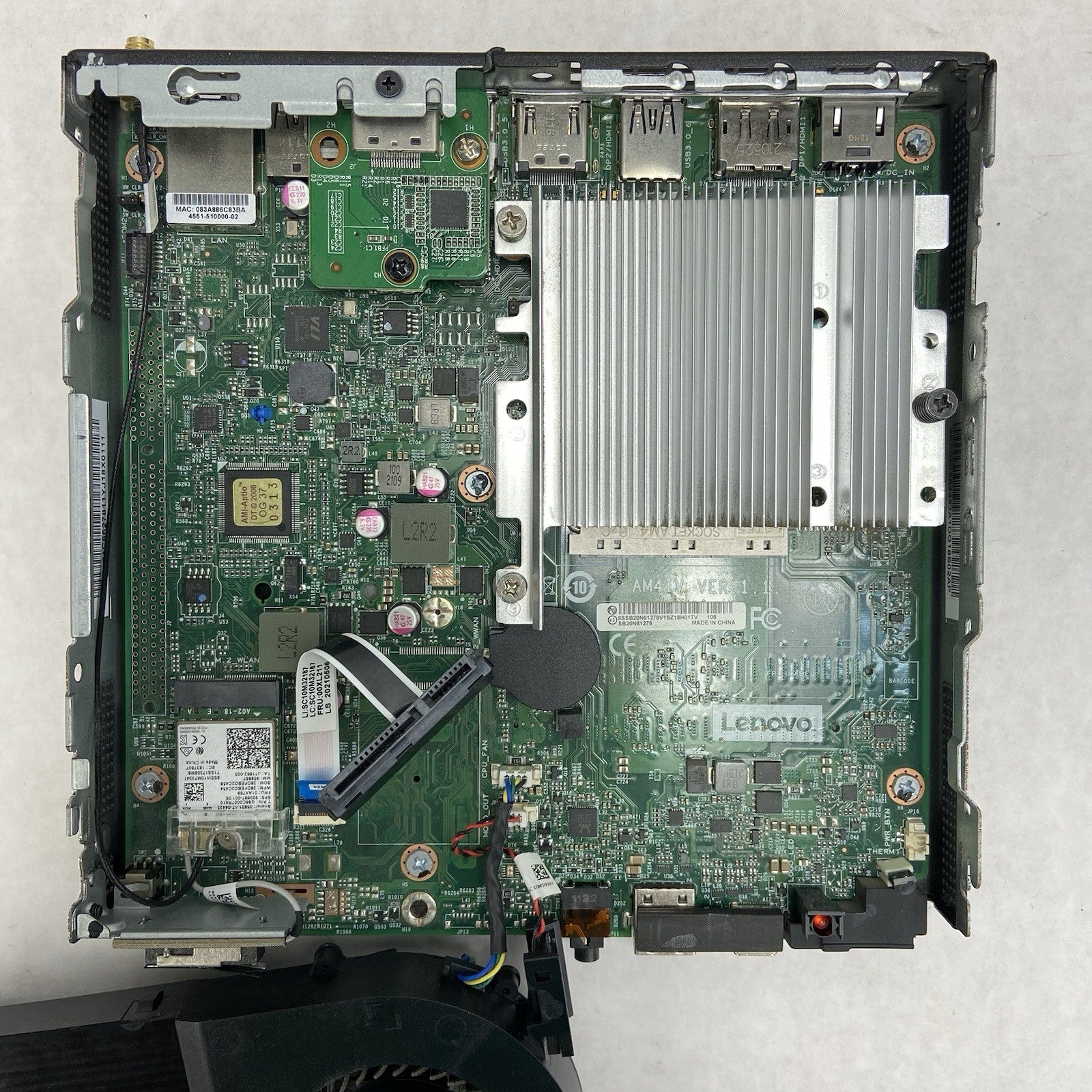 Lenovo ThinkCentre M75Q Gen 2 Micro AMD Ryzen 5 Pro 4650GE 3.3GHz 8GB RAM NoHDD10