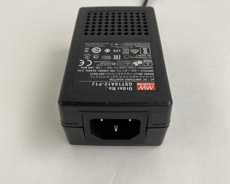 Mean Well GST18A12 AC/DC Switching Adapter No Power Cord Lot of 2