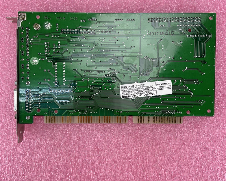 Creative Labs CT2940 Sound Blaster 16 CT2502-SDQ ISA Audio Card