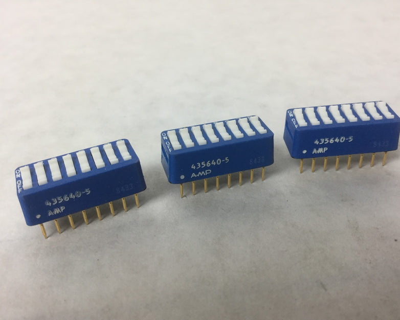 AMP 435640-5 Rocker Switch, Lot of 3, NEW