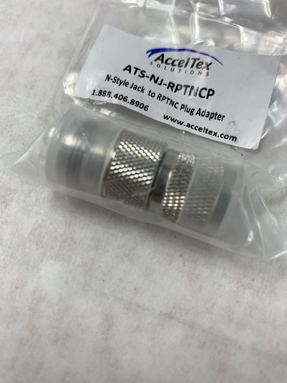 Lot of 6 AccelTex N-Style Bulkhead Jack to Plug Arrestor ATS-NJ-RTPNCP