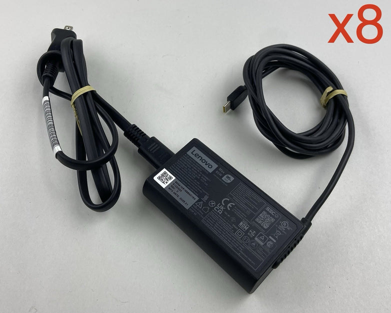Lenovo ADLX65YSDC2A 65W 20.0V 3.25A USB-C Charger AC Adapter (Lot Of 8)