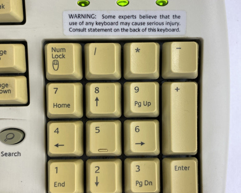 Logitech Y-SG13 PS/2 104-Key QWERTY Wired Membrane Keyboard