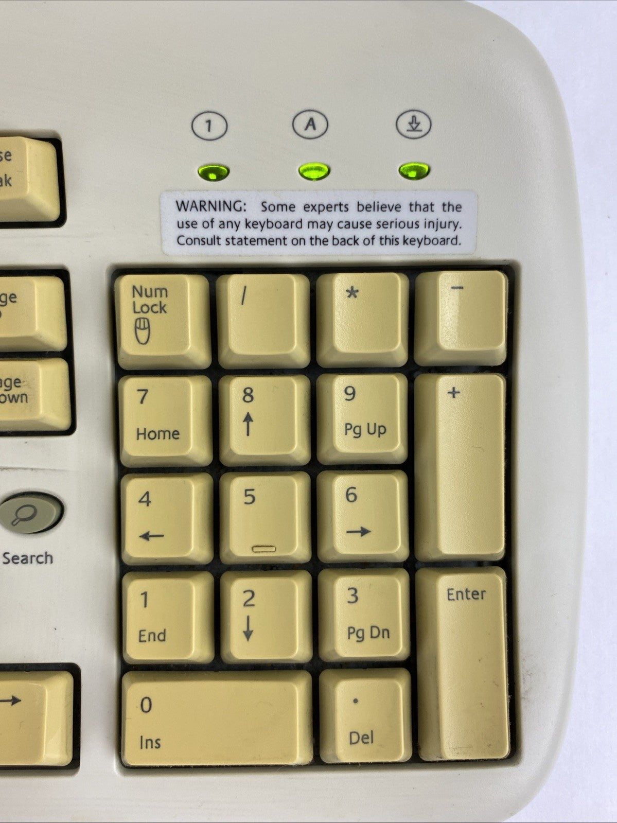 Logitech Y-SG13 PS/2 104-Key QWERTY Wired Membrane Keyboard3