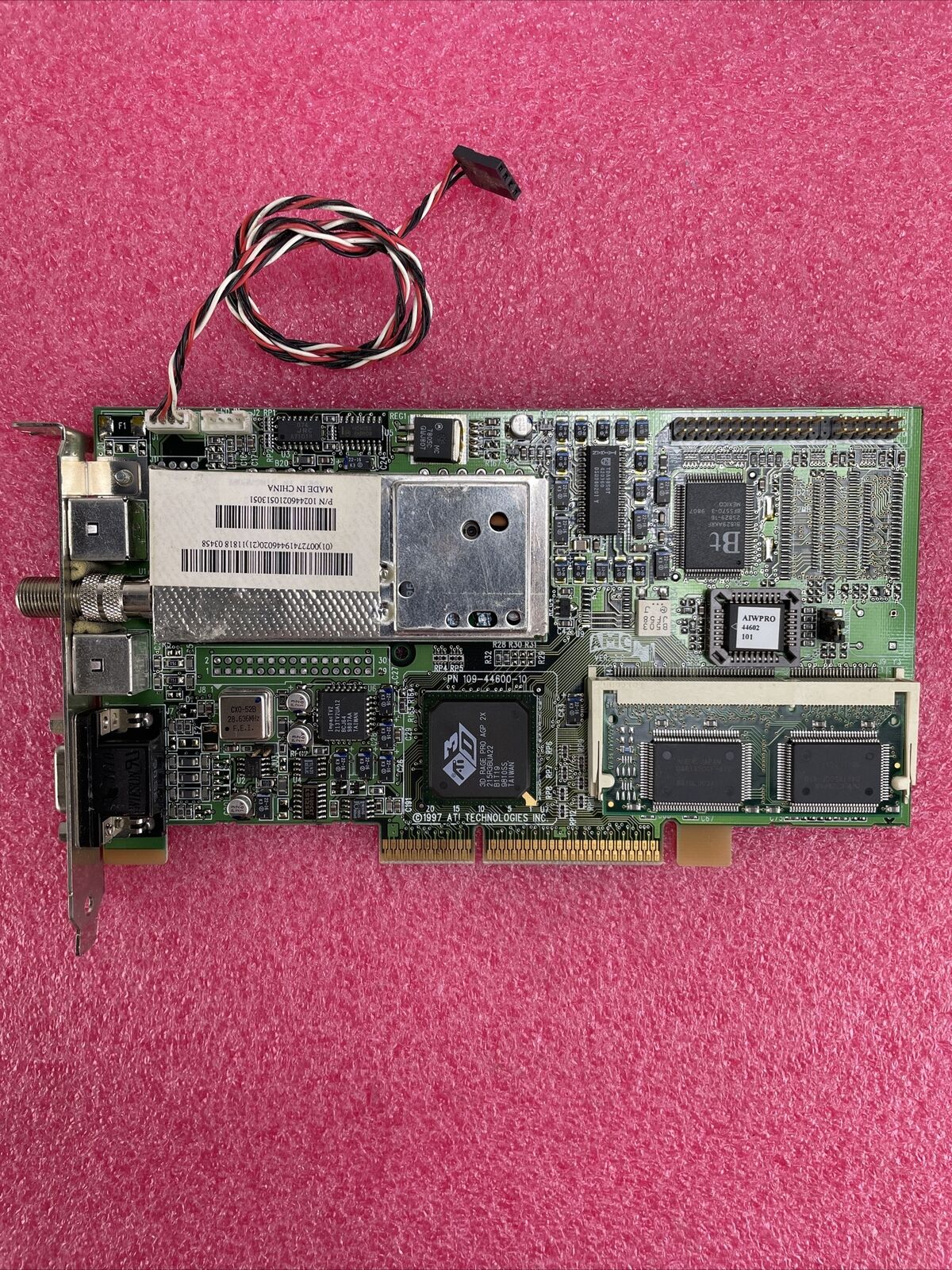 ATI 3D Rage Pro AGP 2x 109-44600-10 8MB Graphics Card