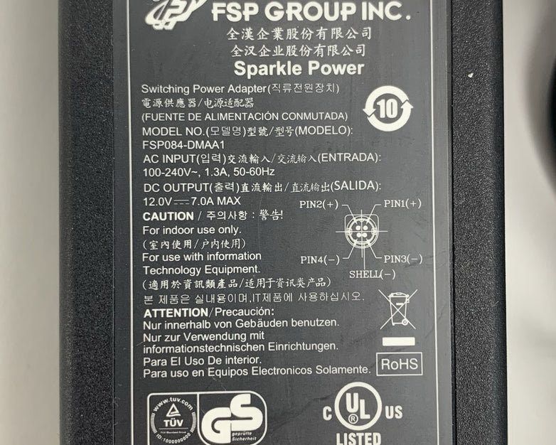 FSP Group FSP084-DMAA1 8948-01-R OEM 4-Pin 12V 7.0A AC/DC Adapter Power Supply