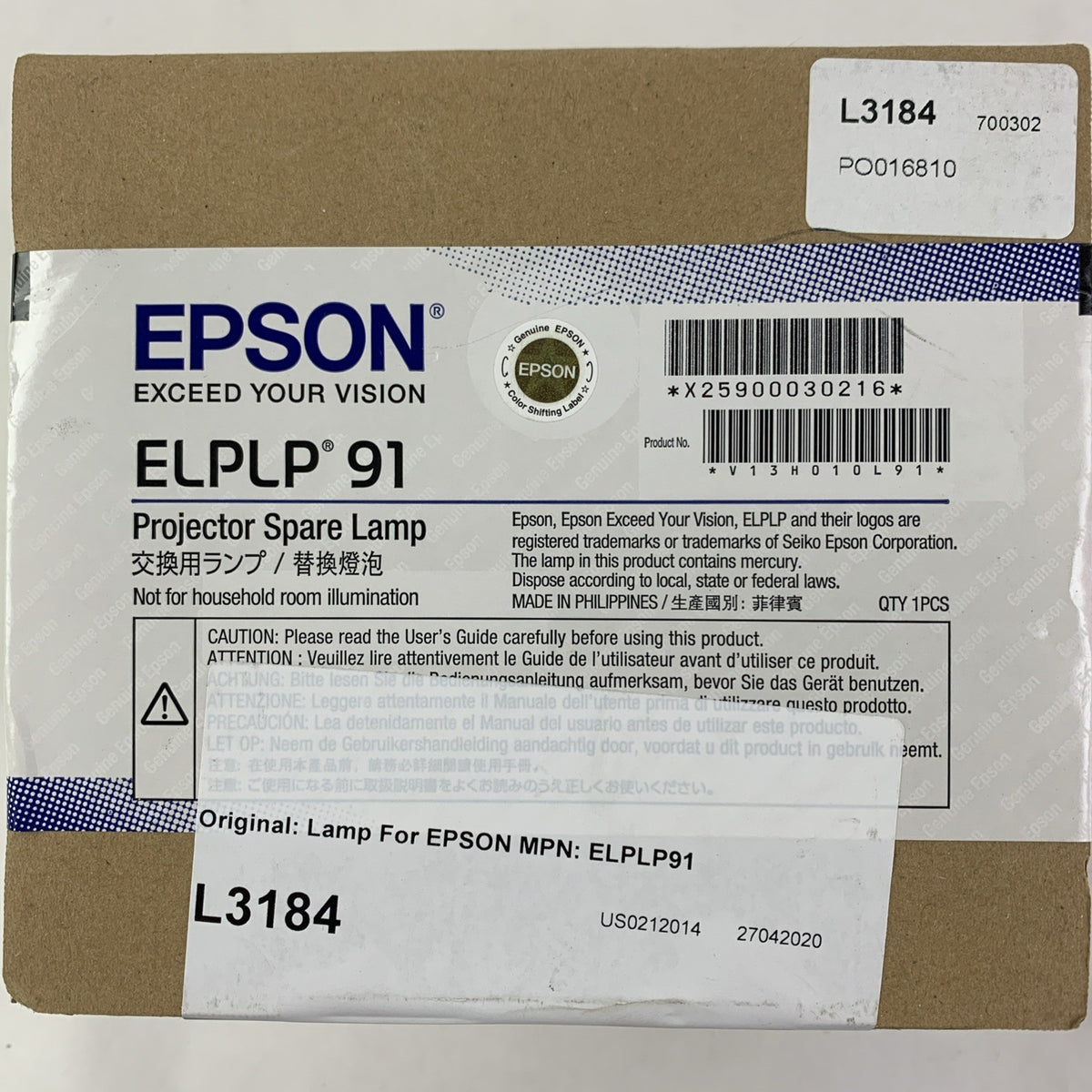 Epson ELPLP91 Original Projector Spare Lamp6