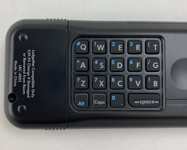 LodgeNet LRC-4002 QWERTY Keypad Universal Programmable Tested