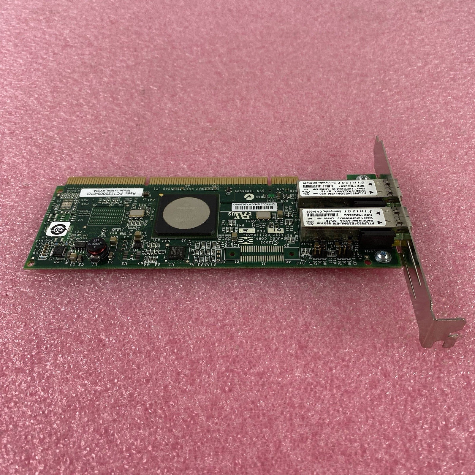 IBM 10N8620 4Gbps 2-Port PCI Fiber Adapter Card (Lot of 2)7