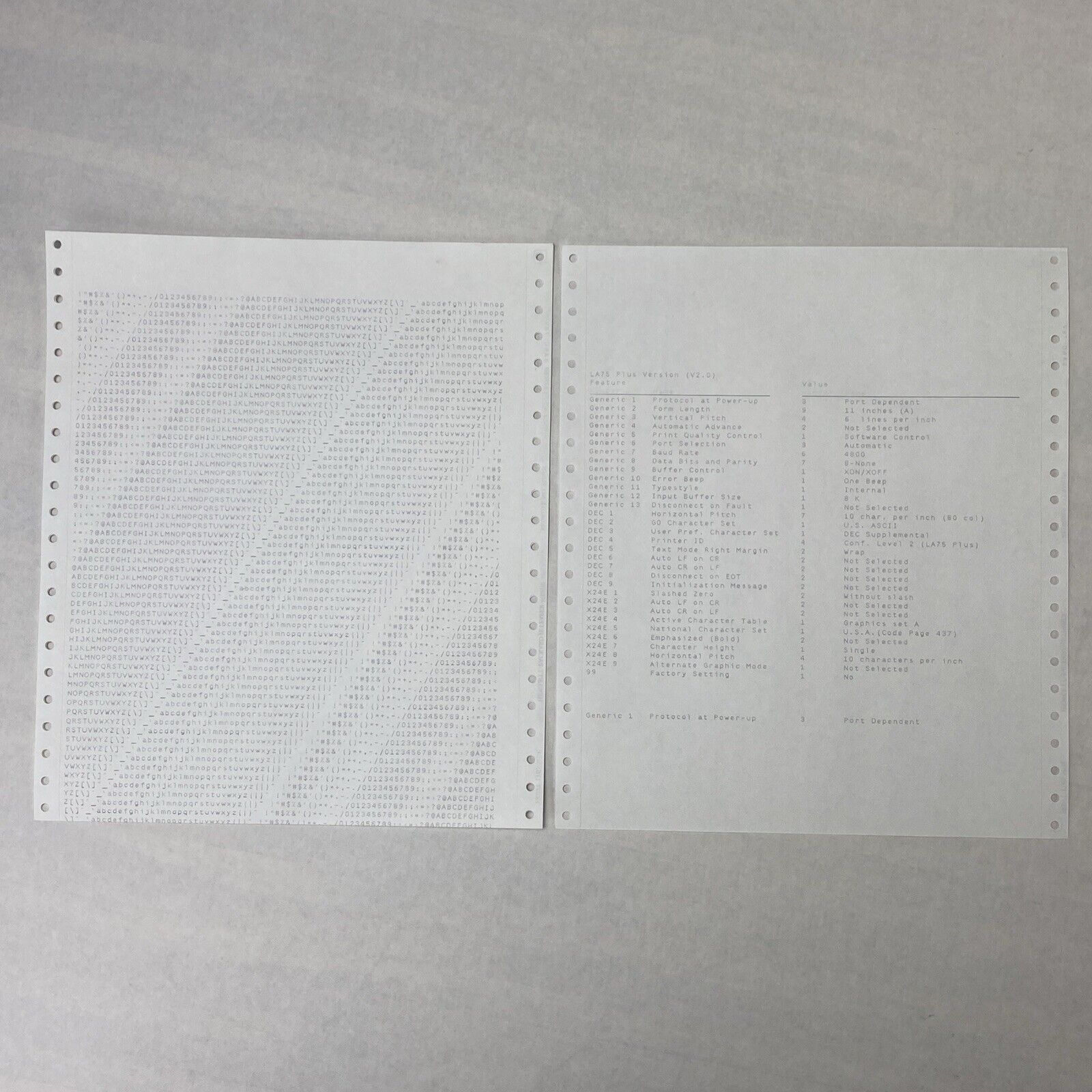 DEC Digital LA75S-A2 Companion Printer