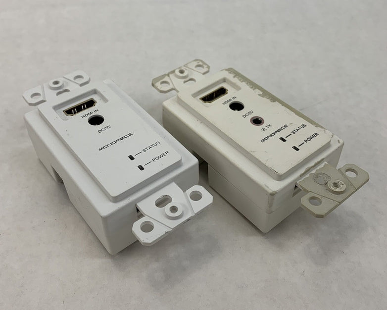 Monoprice HDMI to CAT5e/6 Wall Extender Plate (Lot of 2)