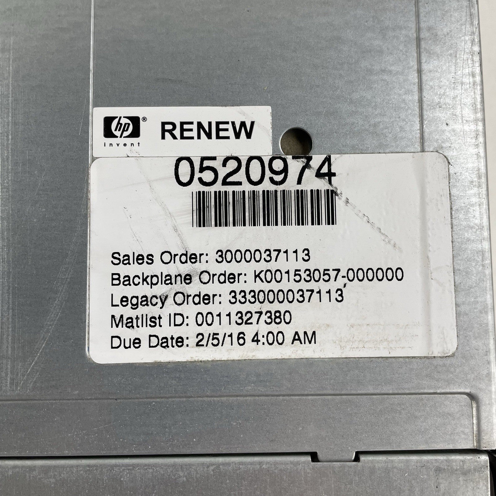 HP FCLSE-0801 StorageWorks Barebones Chassis No HDD No Control Modules