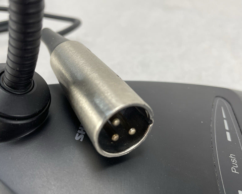 Shure MX412D/S Microflex 18" Desktop Gooseneck Microphone VGC Tested High Gain