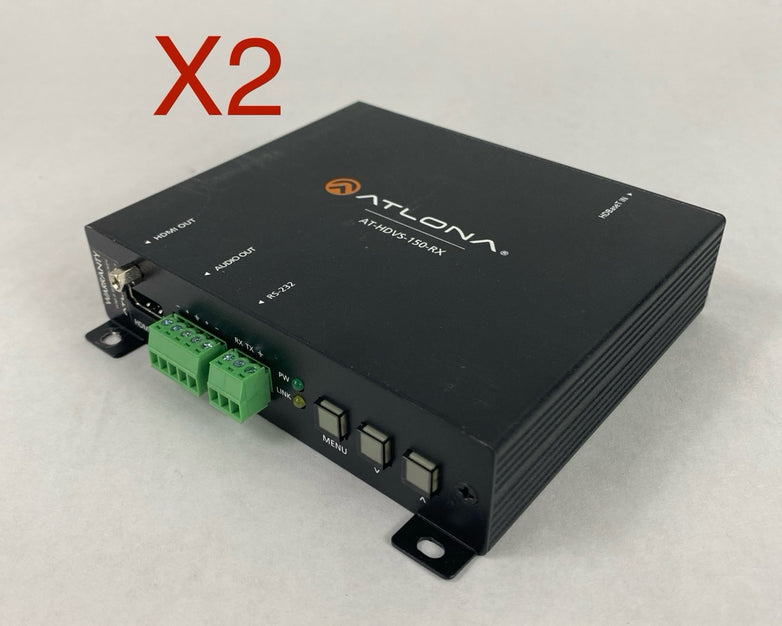 Atlona AT-HDVS-150-RX HD BaseT Receiver Lot of 2