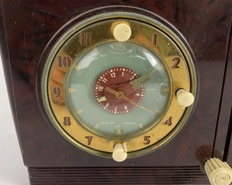 GE General Electric 515 Vintage Radio Alarm Clock - Parts or Repair