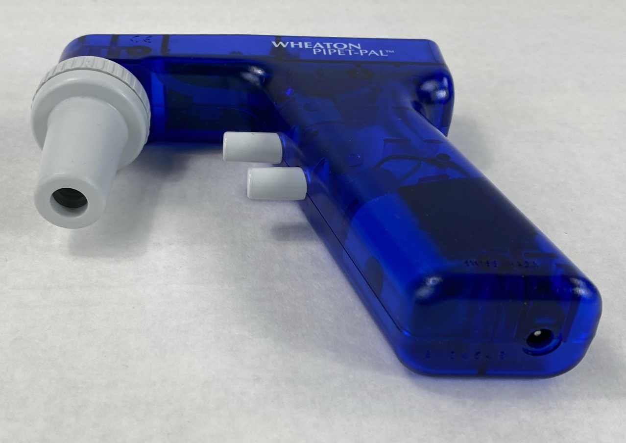 Wheaton Pipet-Pal 1-100mL Blue Pipette Controller Pipet Filler Untested