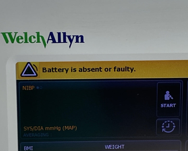 Welch Allyn 63MTXX Vital Sign Monitor 6000 Series 901060 - No Battery