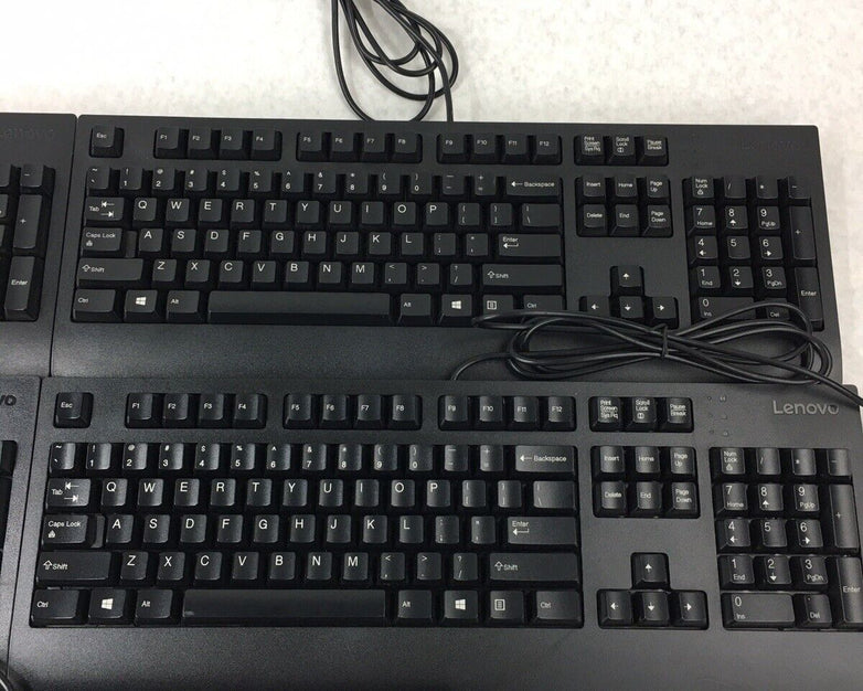 Lot of 5 Lenovo Preferred Pro II (00XH688, SK-8827) USB Keyboard