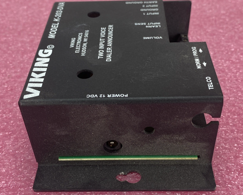 Viking K-202-DVA Two Input Voice Dialer Announcer Untested