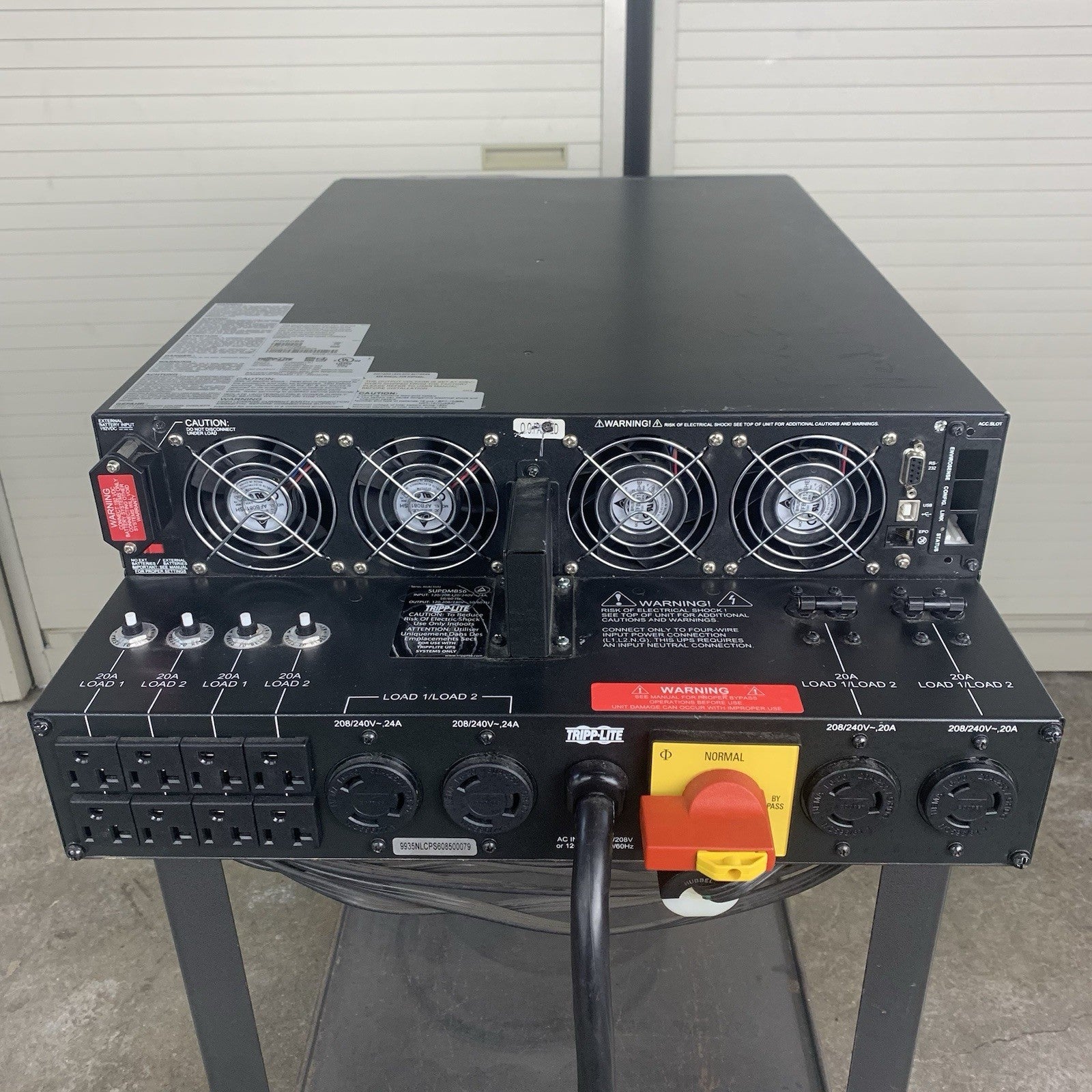 Tripp Lite SU5000RT4U Smart On-Line UPS w/ SUPDMB56 No Batts Untested6