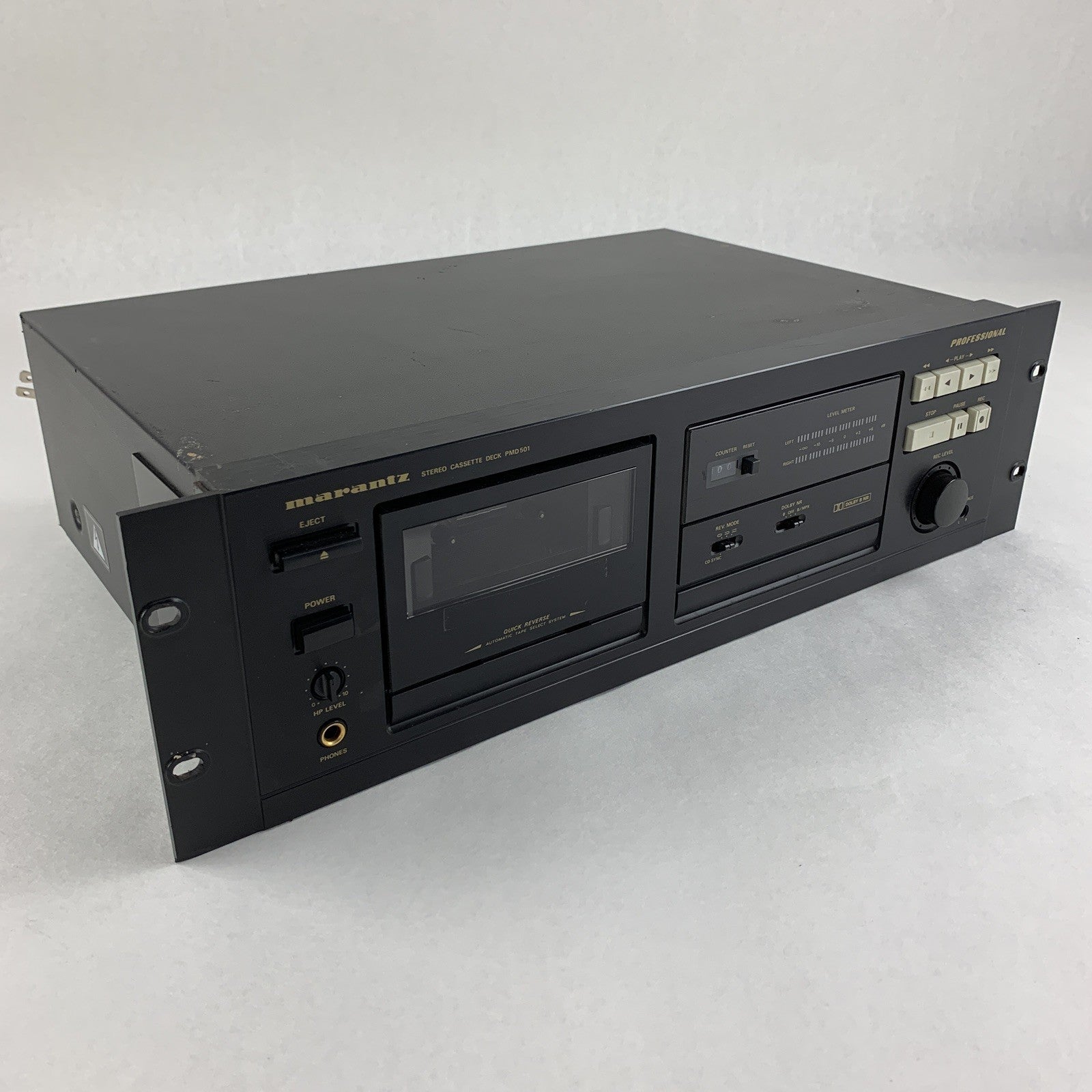 Marantz PMD501 Professional Cassette Tape Deck Player Recorder Reverse Sticks