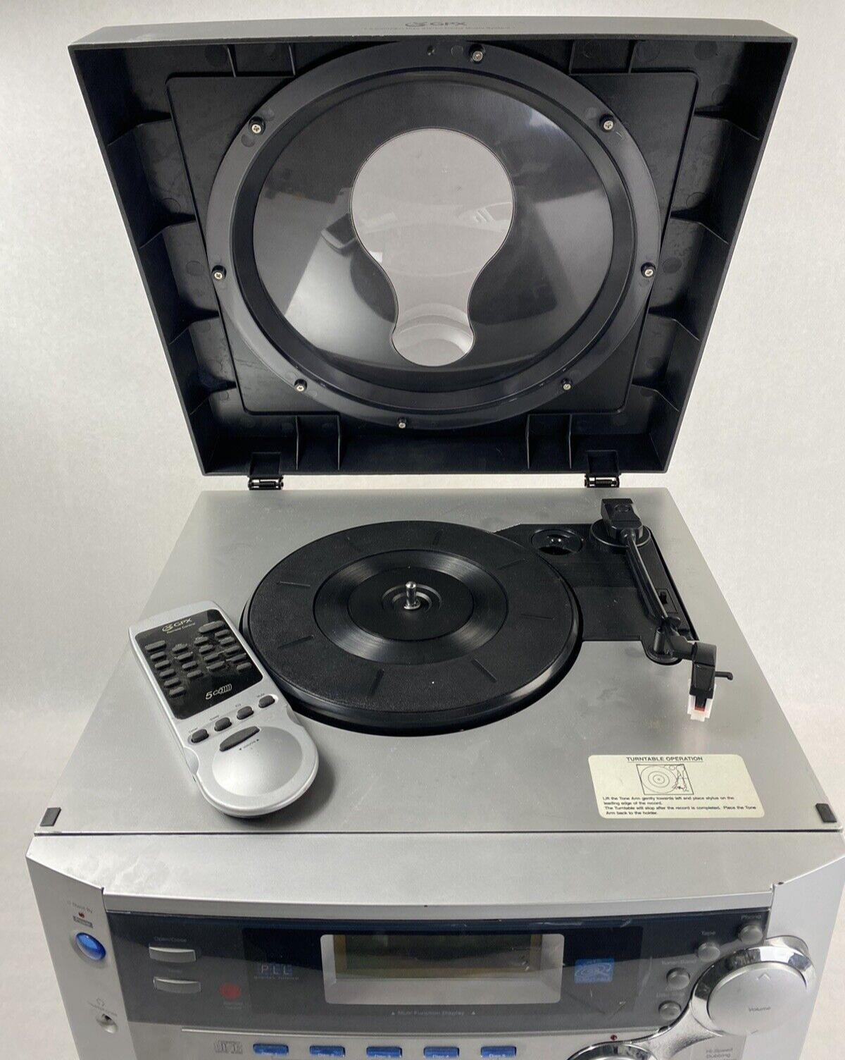 Parts and Repair GPX Model SS7694 5 Compact Disc Stereo Home Music System