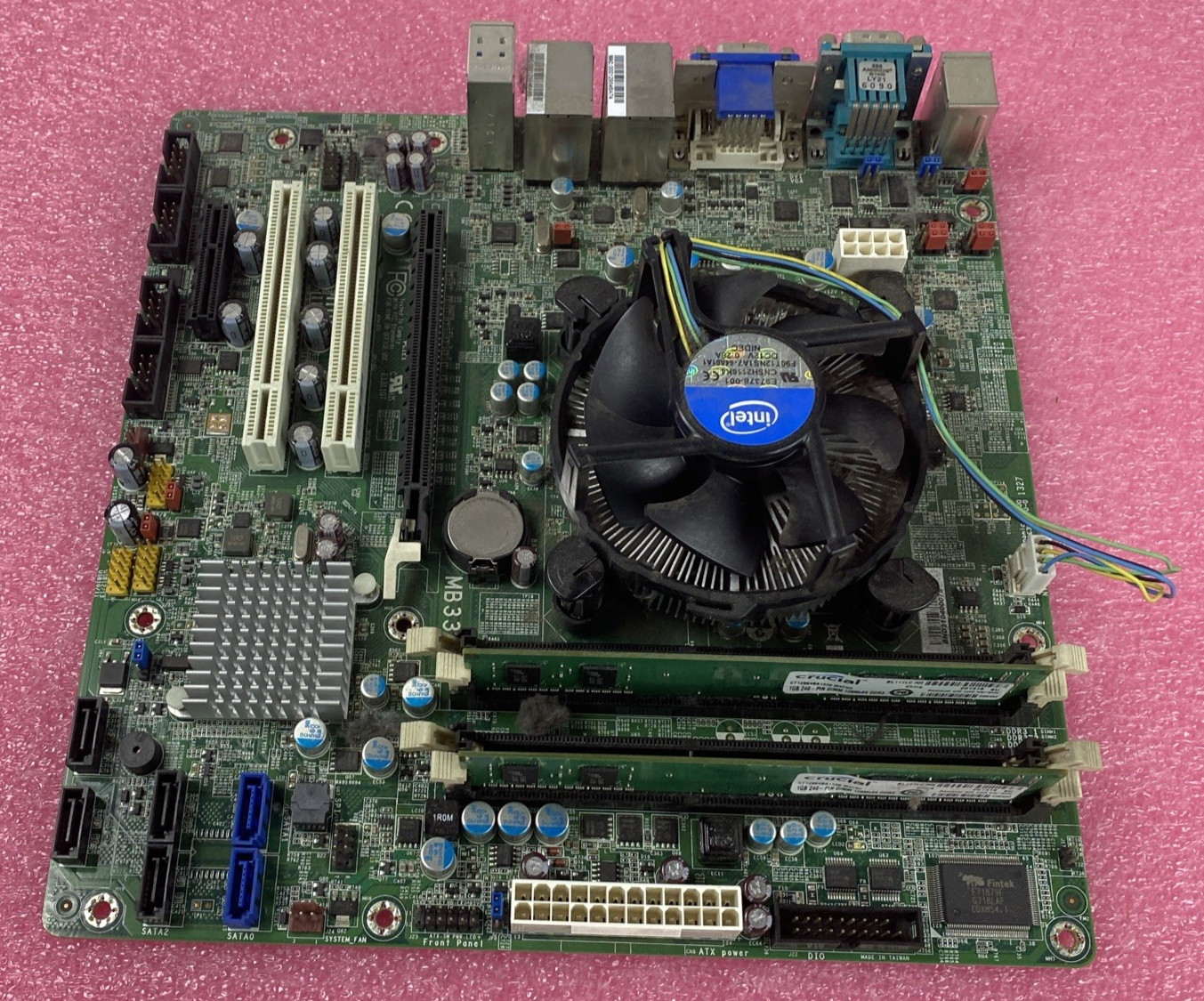 Intel MB331 Motherboard Intel Core i5-3550 3.30GHz 2GB RAM w/ Shield