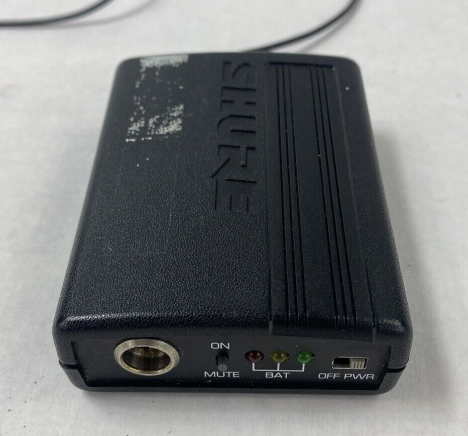 Shure LX1-CM 192.600MHz Wireless Bodypack Microphone Transmitter Power Tested